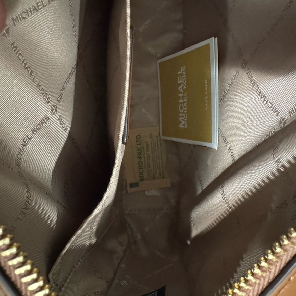 Michael Kors Brown Monogram Crossbody - Picture 6 of 6